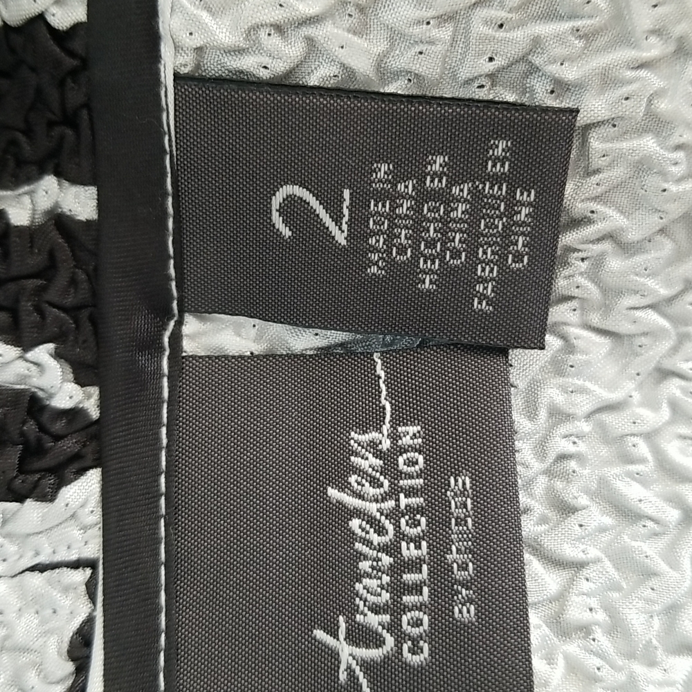 Chico's Travelers Black & White Jacket Size L/12 (Chico's 2) - Picture 7 of 9